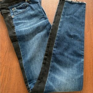 GAP Women's Blue and Black Skinny Jeans